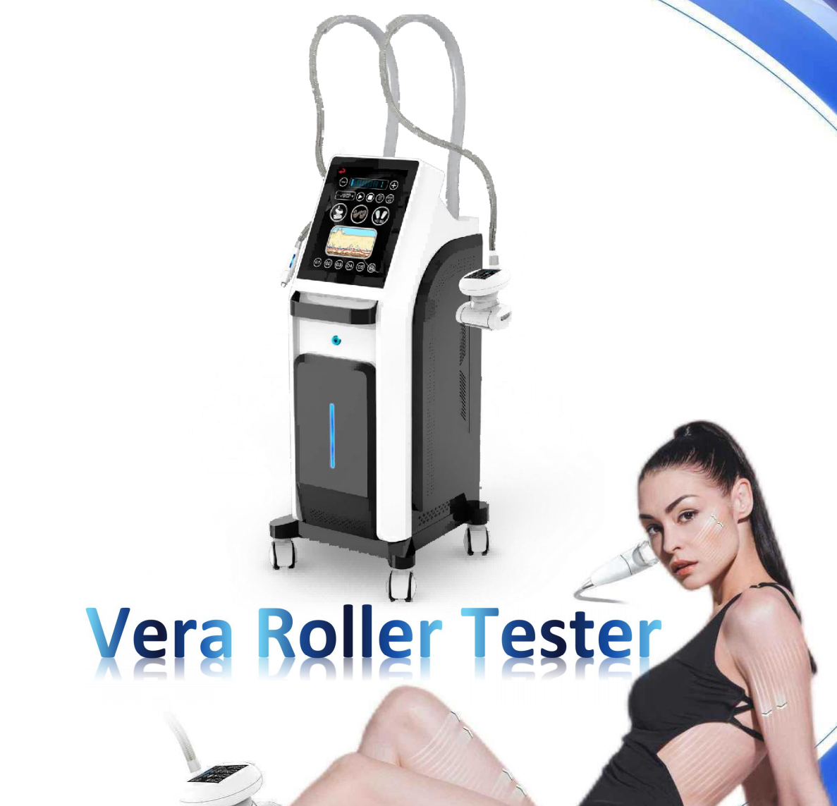 Vela shape RF vacuum roller massage body slimming machine (1)